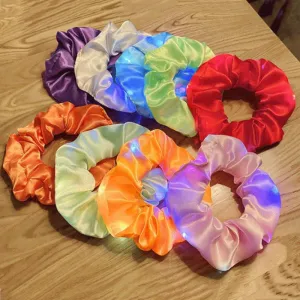 2021 Colorful Led Scrunchy Hair Bands