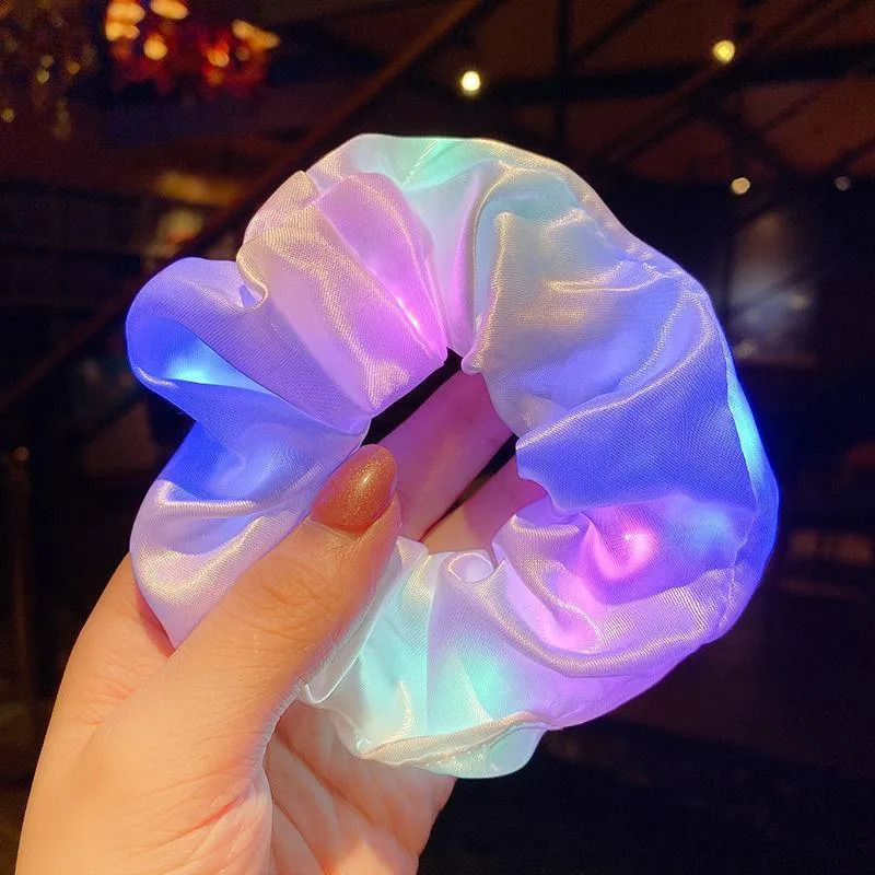 2021 Colorful Led Scrunchy Hair Bands