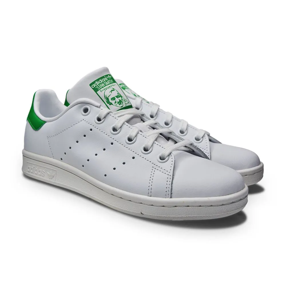 Adidas Stan Smith J DB3568 White Green Trainers UK 4 / EUR 36 2/3 US 4.5