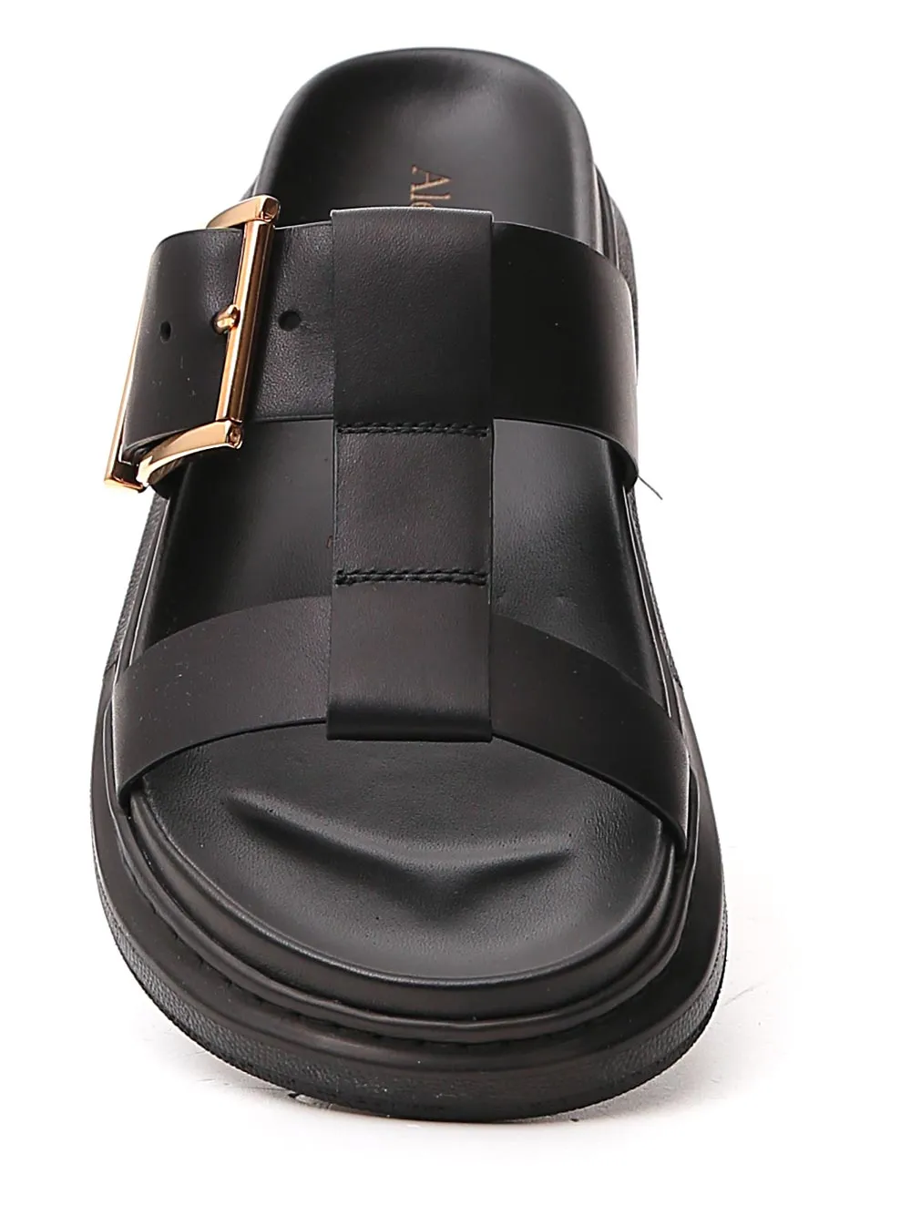 Alexander McQueen Hybrid Buckle Detail Slides