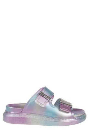 Alexander McQueen Oversized Hybrid Double Buckle Sandals