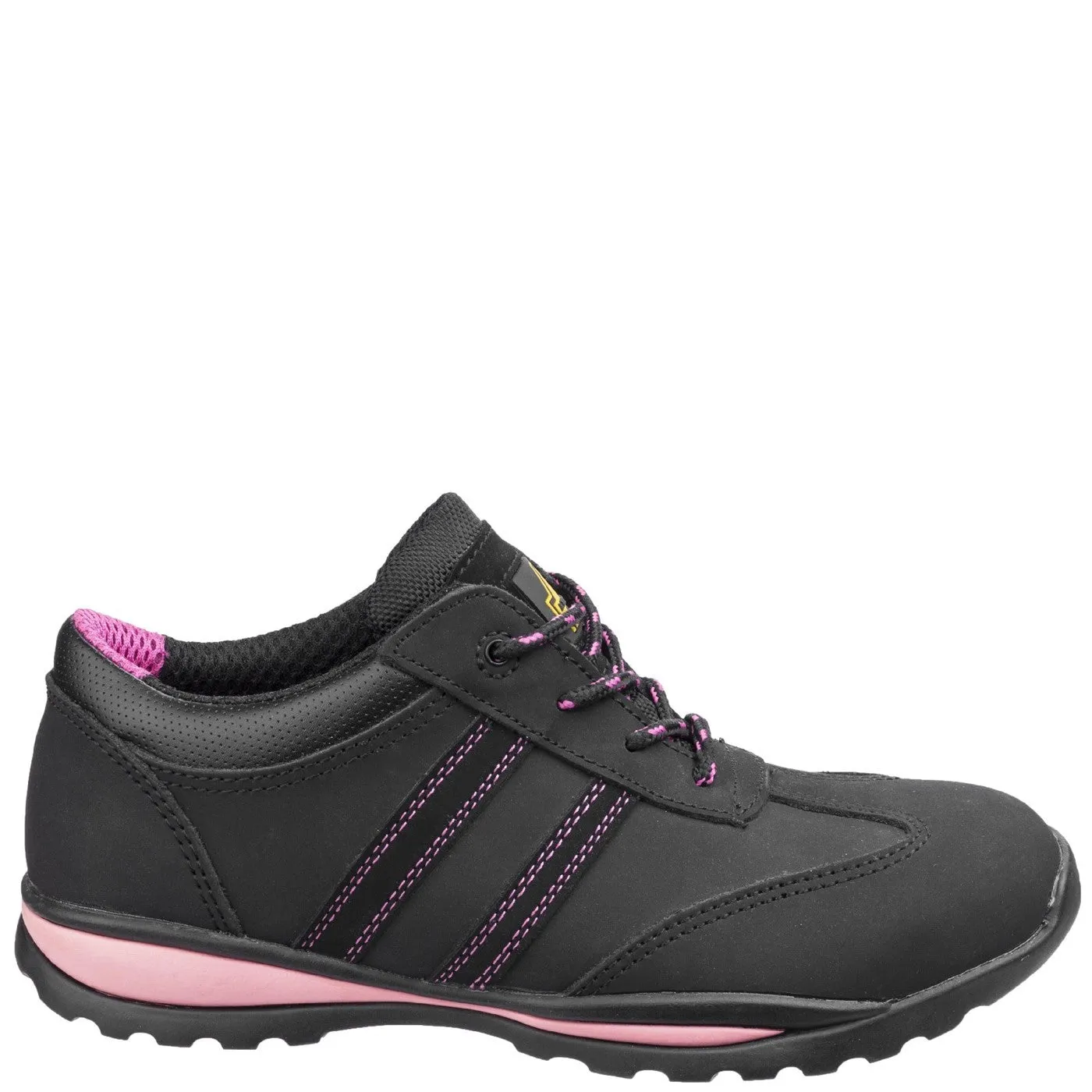 Amblers Safety FS47 Safety Trainer S1 Black/Pink