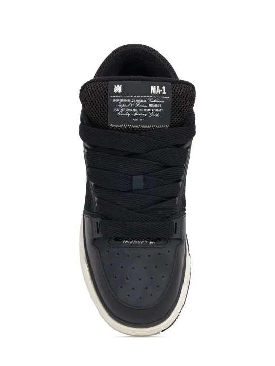 Amiri   MA-1 leather low top sneakers 