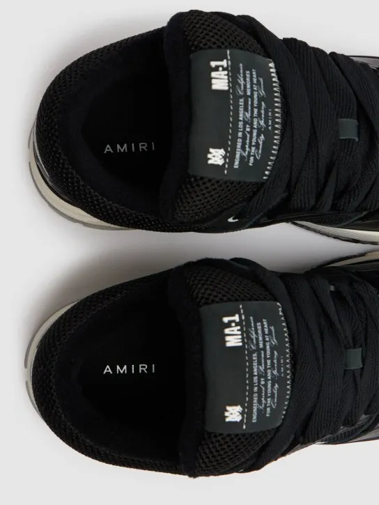 Amiri   MA-1 leather low top sneakers 