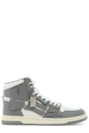 Amiri Skel High-Top Panelled Sneakers