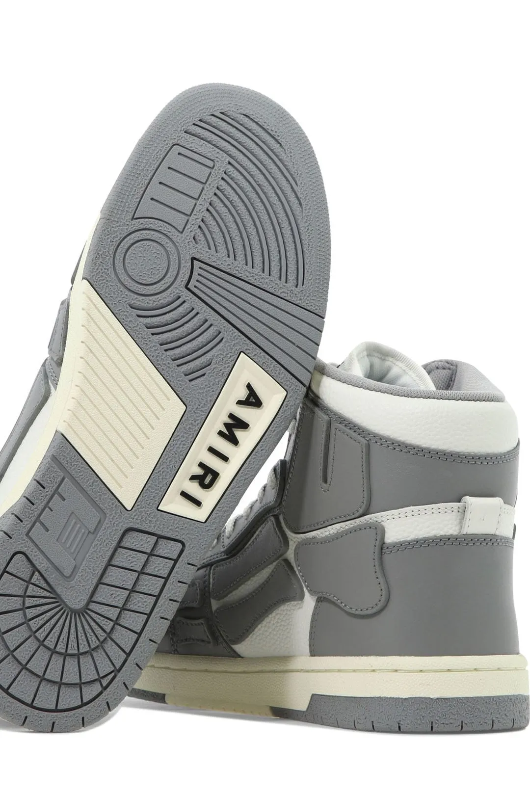 Amiri Skel High-Top Panelled Sneakers