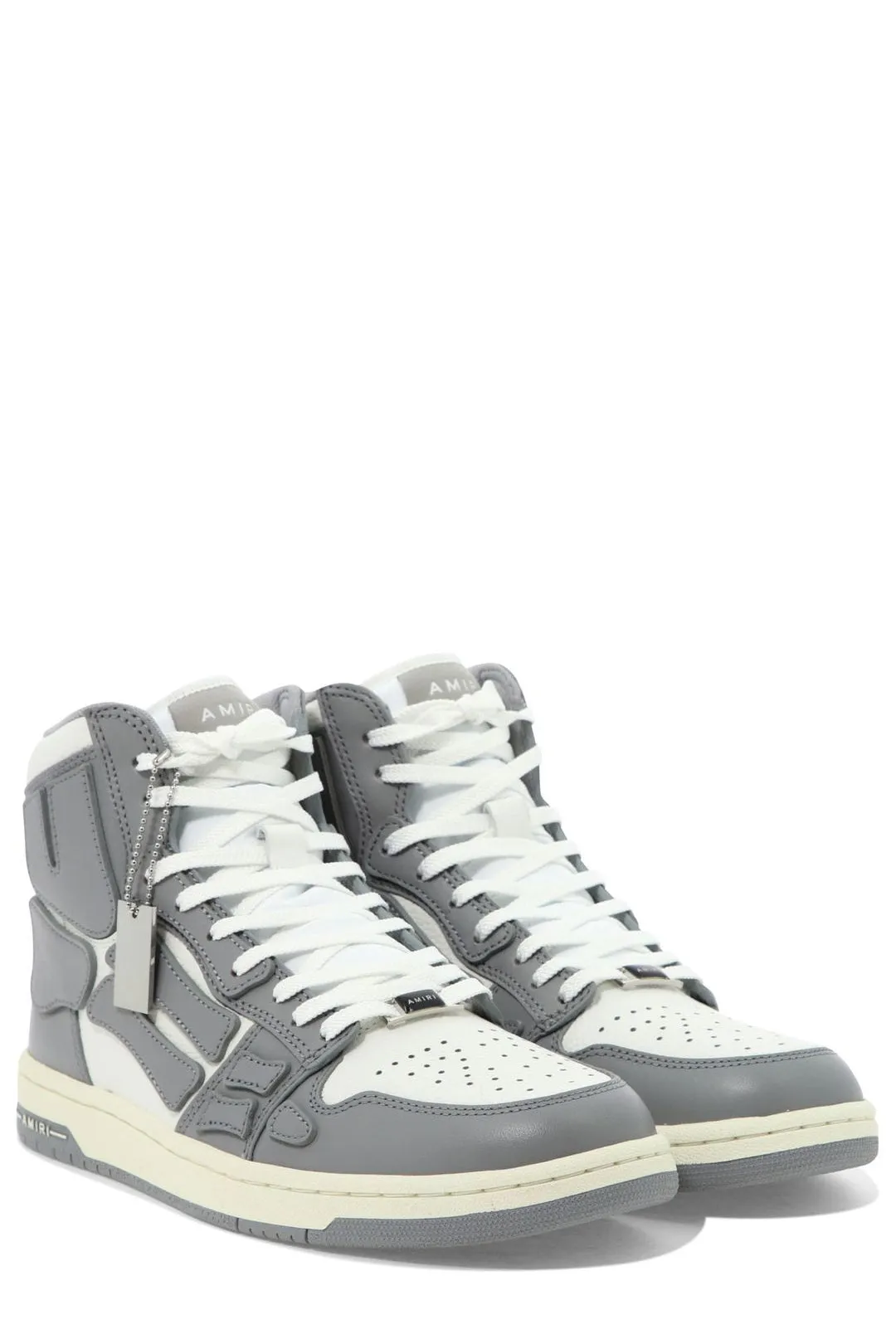 Amiri Skel High-Top Panelled Sneakers