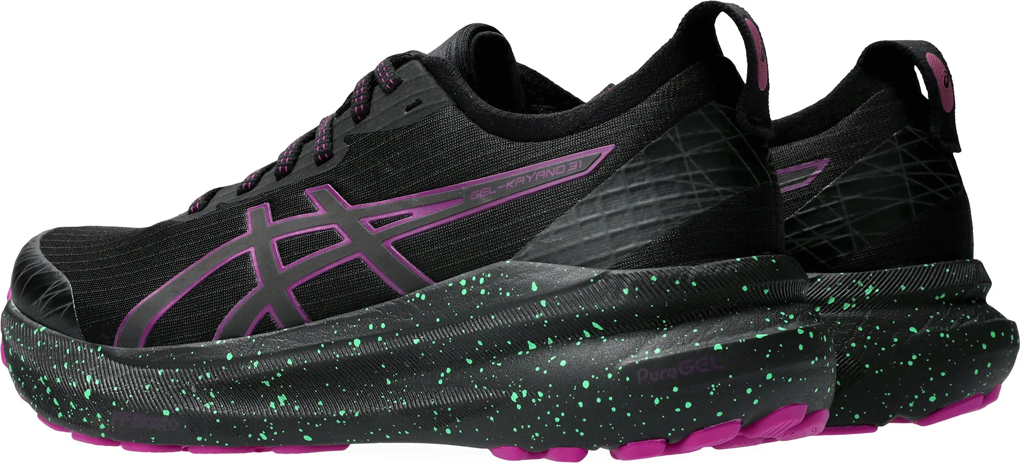 Asics Gel Kayano 31 LITE-SHOW Womens Running Shoes - Black