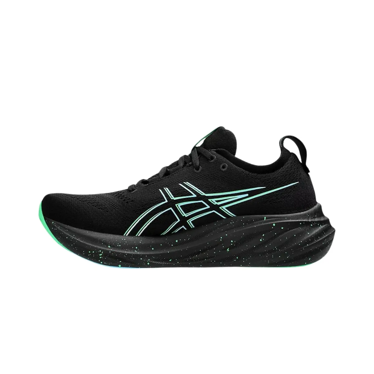 Asics Gel-Nimbus 26 Black Green AW24 Running Shoes