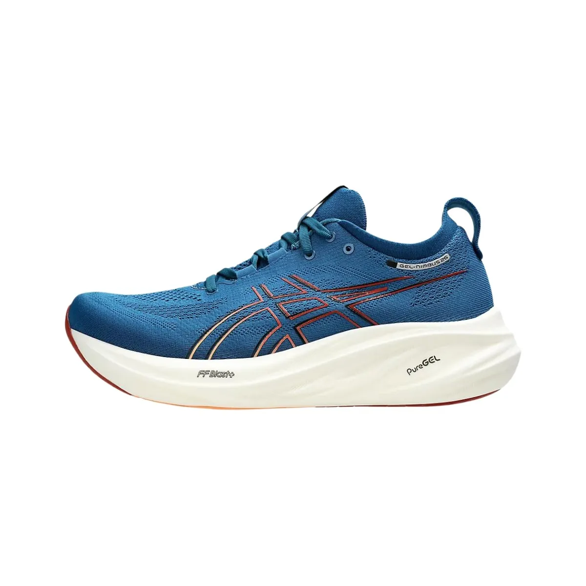 Asics Gel-Nimbus 26 Blue Orange AW24 Running Shoes