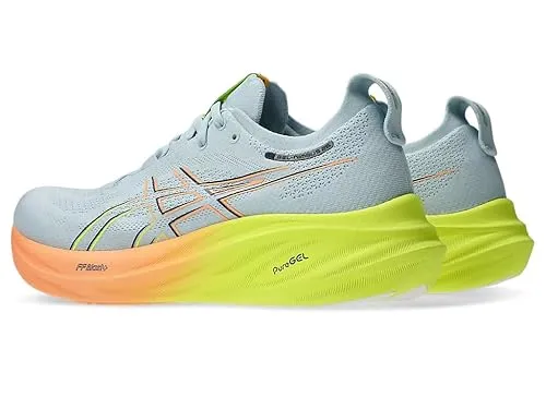 ASICS GEL NIMBUS 26 (M) - (COOL GREY/ SAFETY YELLOW)