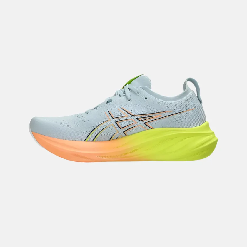 Asics Gel-Nimbus 26 Paris Men's Running Shoes - Cool Grey/Safety Yellow