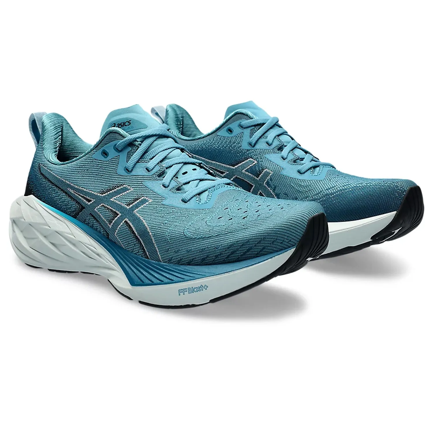 Asics Novablast 4 Men's Running Shoes,  Blue Teal/Evening Teal