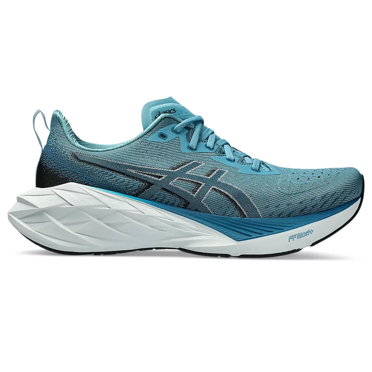 Asics Novablast 4 Men's Running Shoes,  Blue Teal/Evening Teal