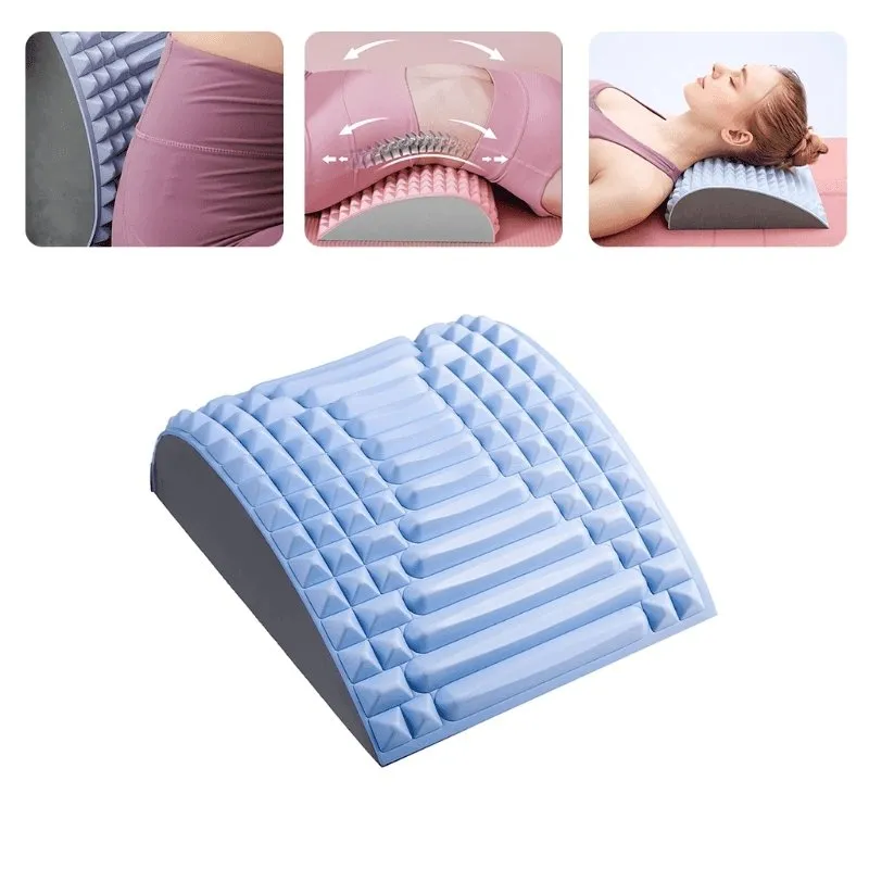 Back Stretcher Pillow -  Back Massager For Back Pain Relief, Lumbar Support, Spinal Stenosis, Neck Pain, and Support for prolonged Sitting