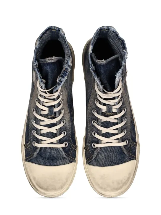 Balenciaga   Paris 90&#x27;s denim high top sneakers 