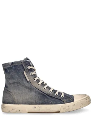 Balenciaga   Paris 90&#x27;s denim high top sneakers 