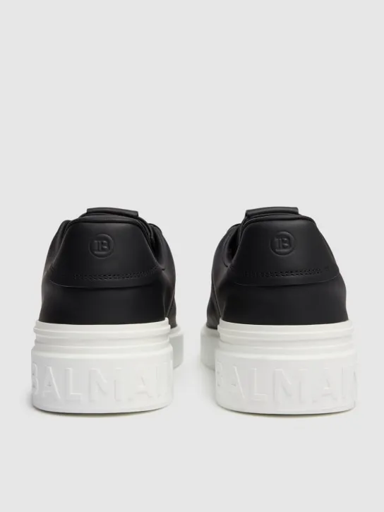 Balmain   B Court leather low top sneakers 