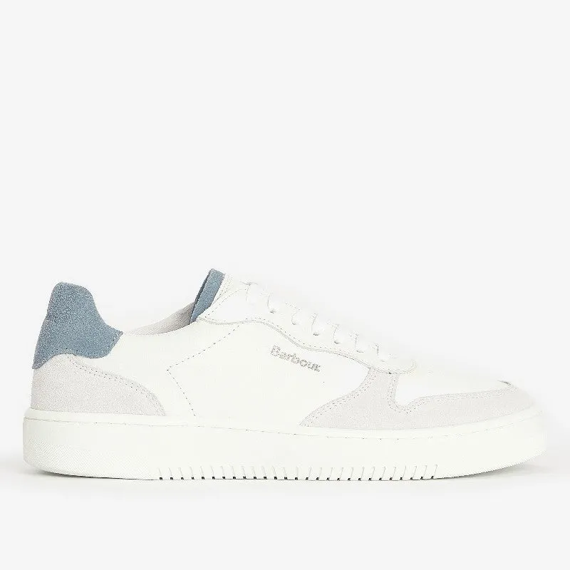 Barbour Celeste Ladies Trainers - White/Chambray