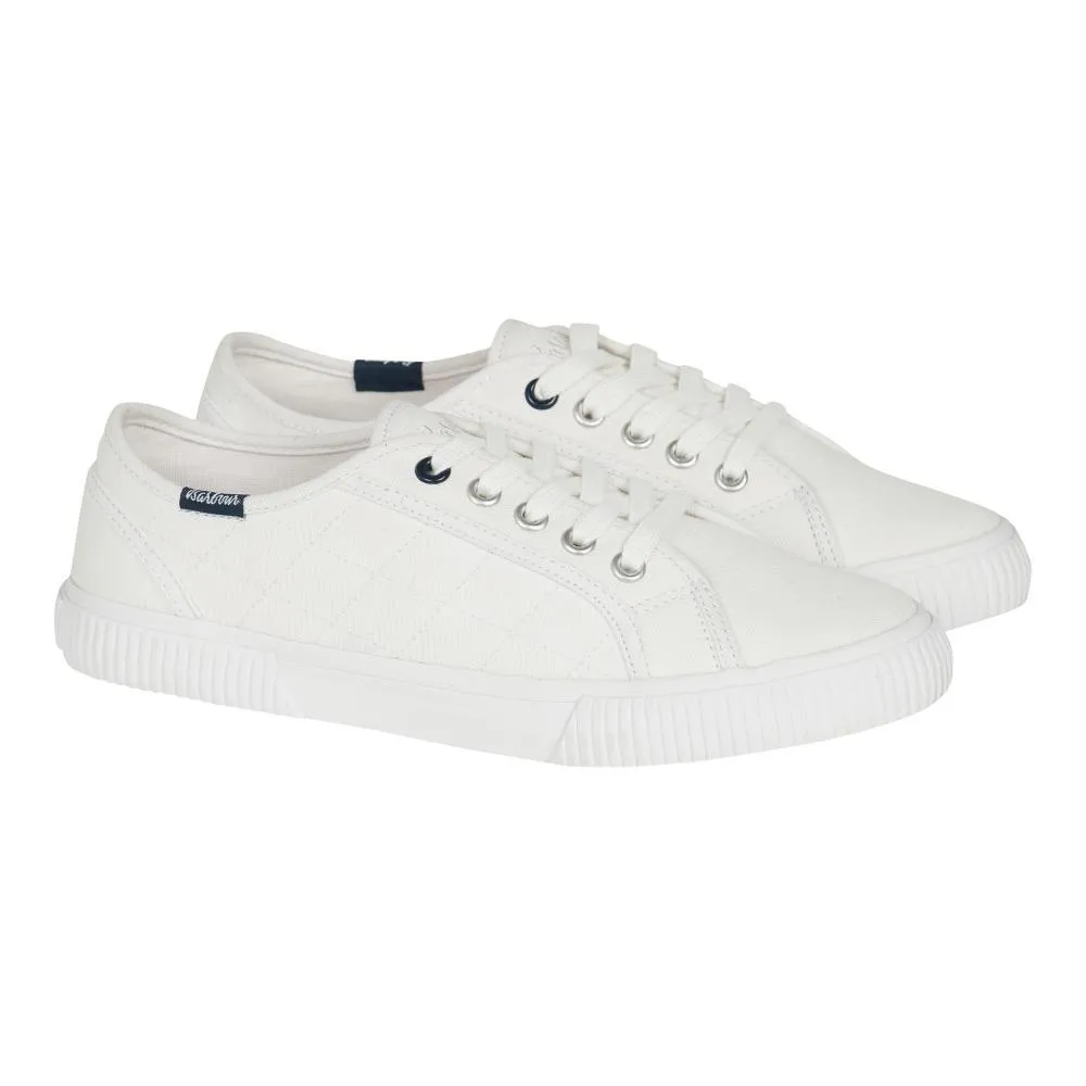 Barbour Seaholly Ladies Trainers - White