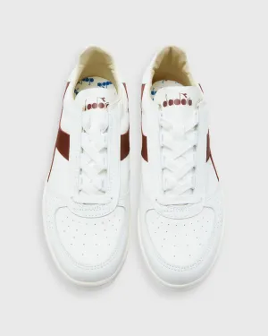 B.Elite H Italia Sport Sneaker in White/Port