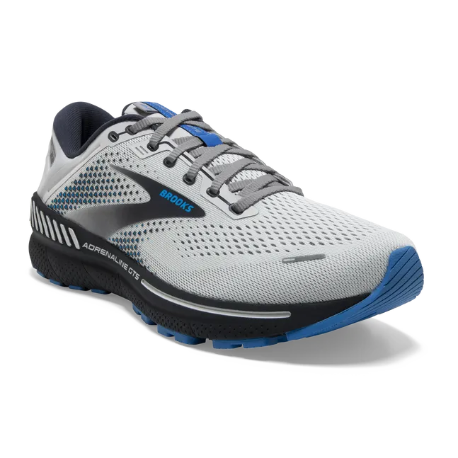 Brooks Men's Adrenaline GTS 22 - Oyster/India Ink/Blue