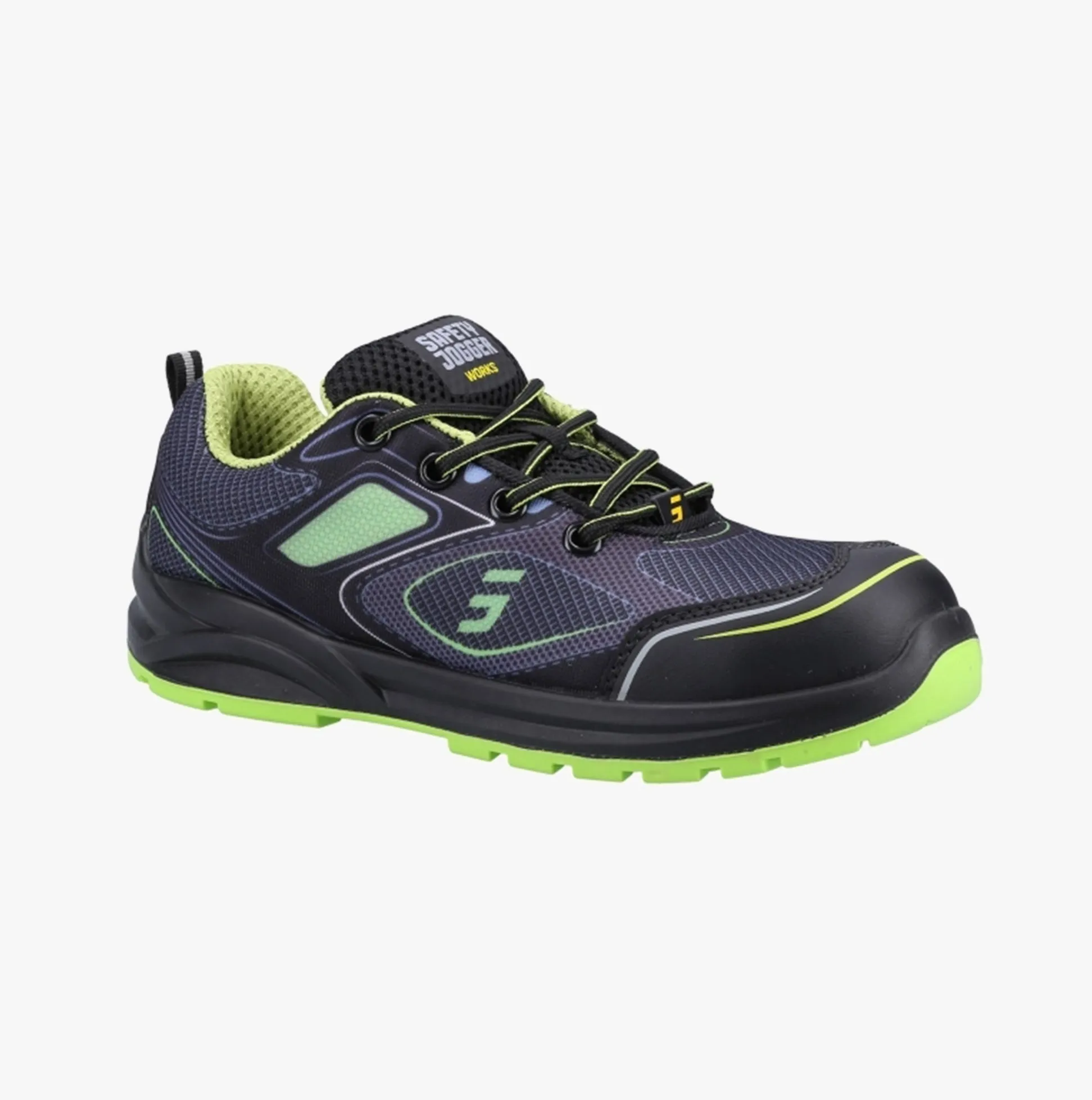 CADOR S1P Mens Safety Trainers Green