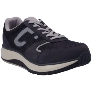 Cancun Men's Leather & Mesh Men's Extra Wide Trainers