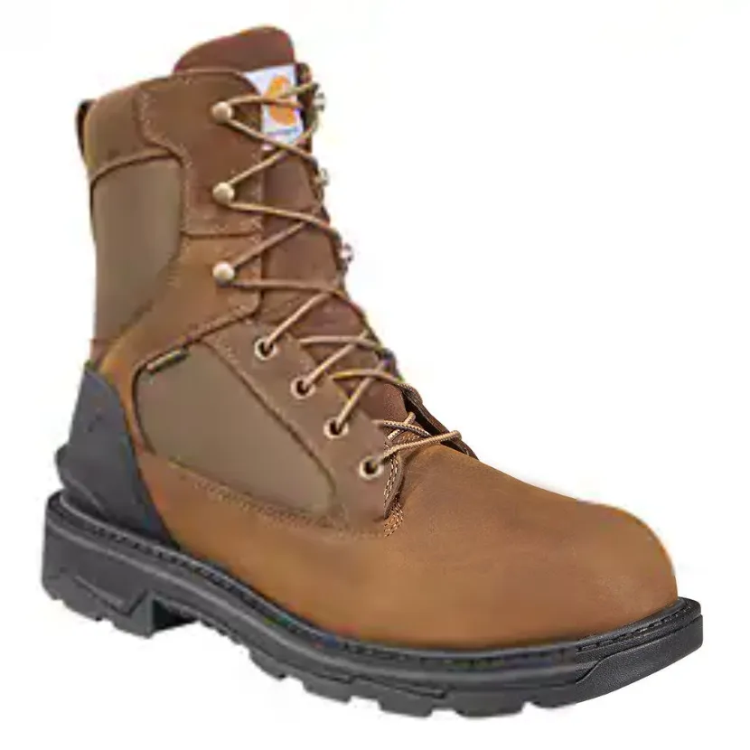 Carhartt Men's Ironwood 8" Alloy Toe WP Work Boot - Brown - FT8500-M