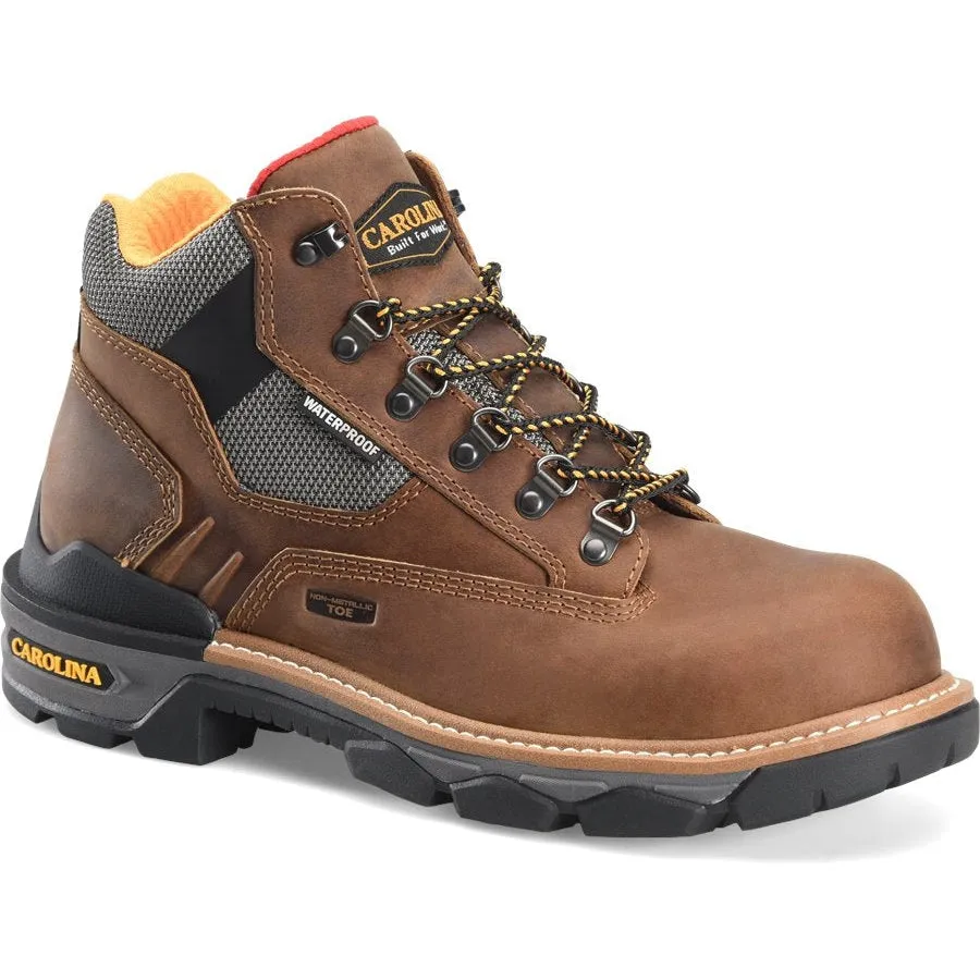 Carolina Men's Constructor 5" WP Slip Resist CT Work Boot - Brown - CA7832