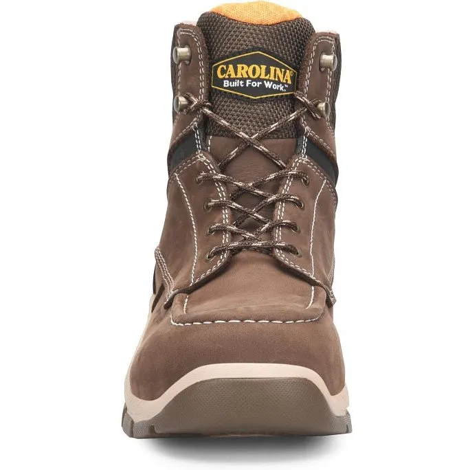 Carolina Men's Duke 6" CT Waterproof Slip Resist Work Boot -Brown- CA5544