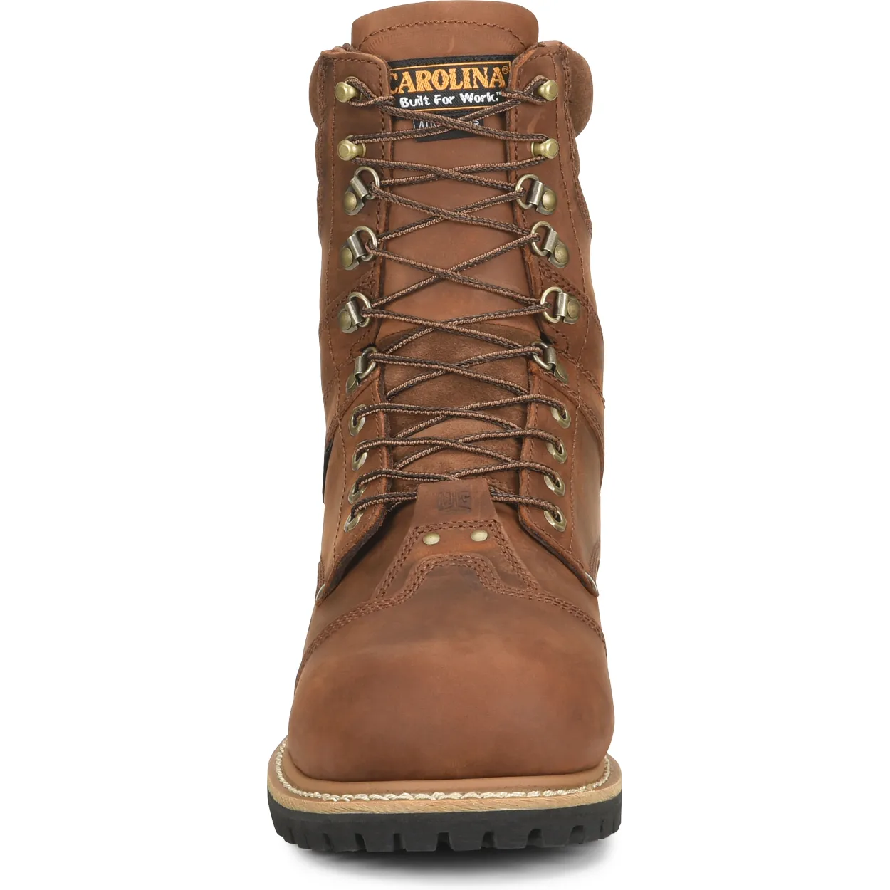 Carolina Men's Metpro Crazy Hardrock 8" Comp Toe WP Work Boot -Brown- CA7921