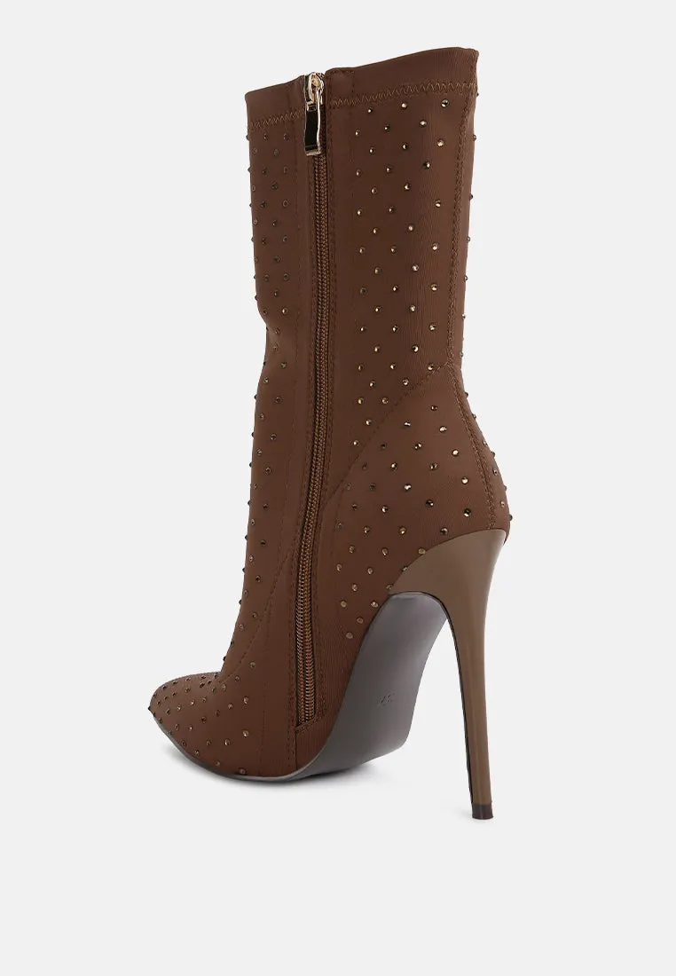 Cheugy Embellished Ankle Boots