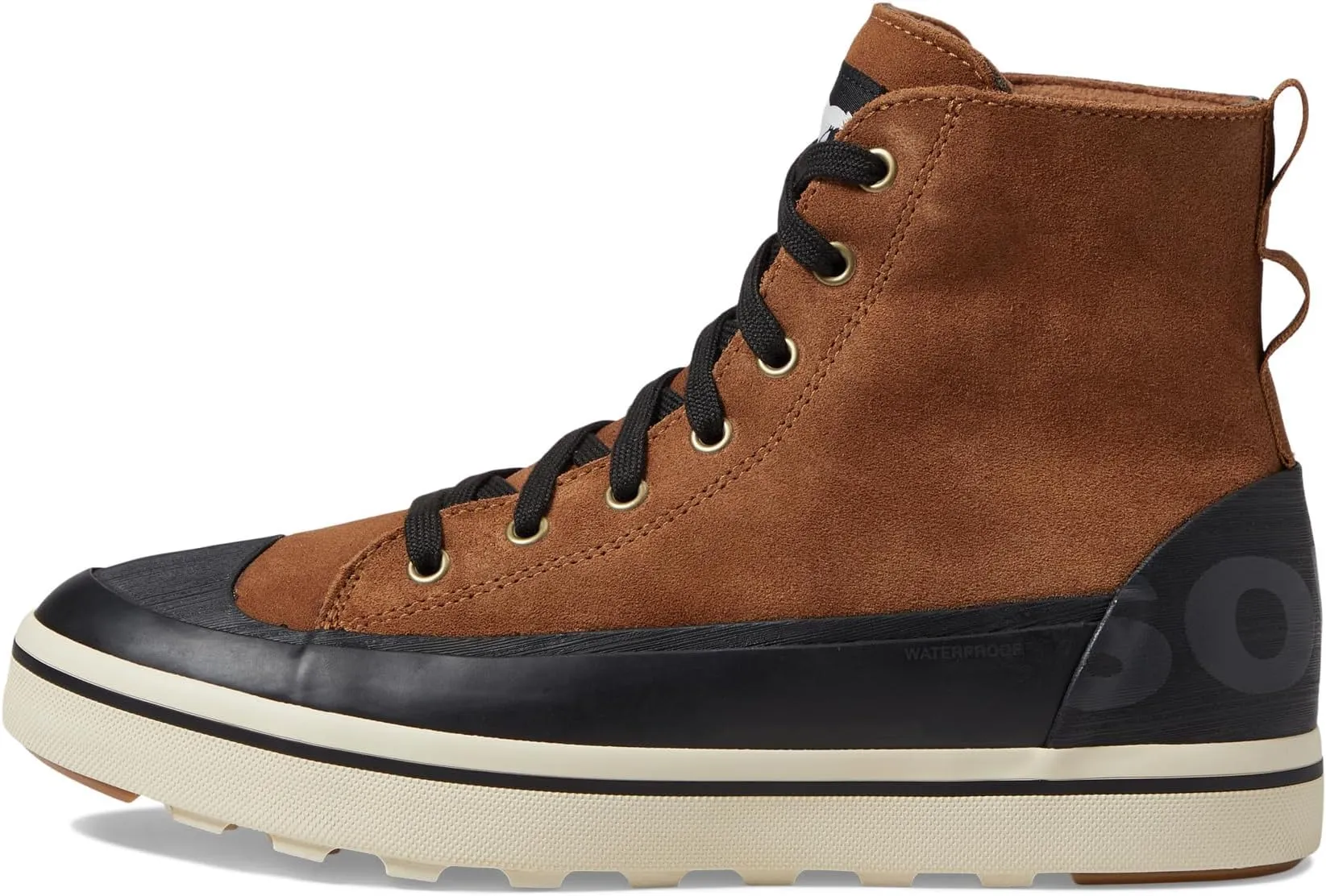 Cheyanne Metro II Sneaker WP SOREL Lace-Up Boot in Velvet Tan/Black