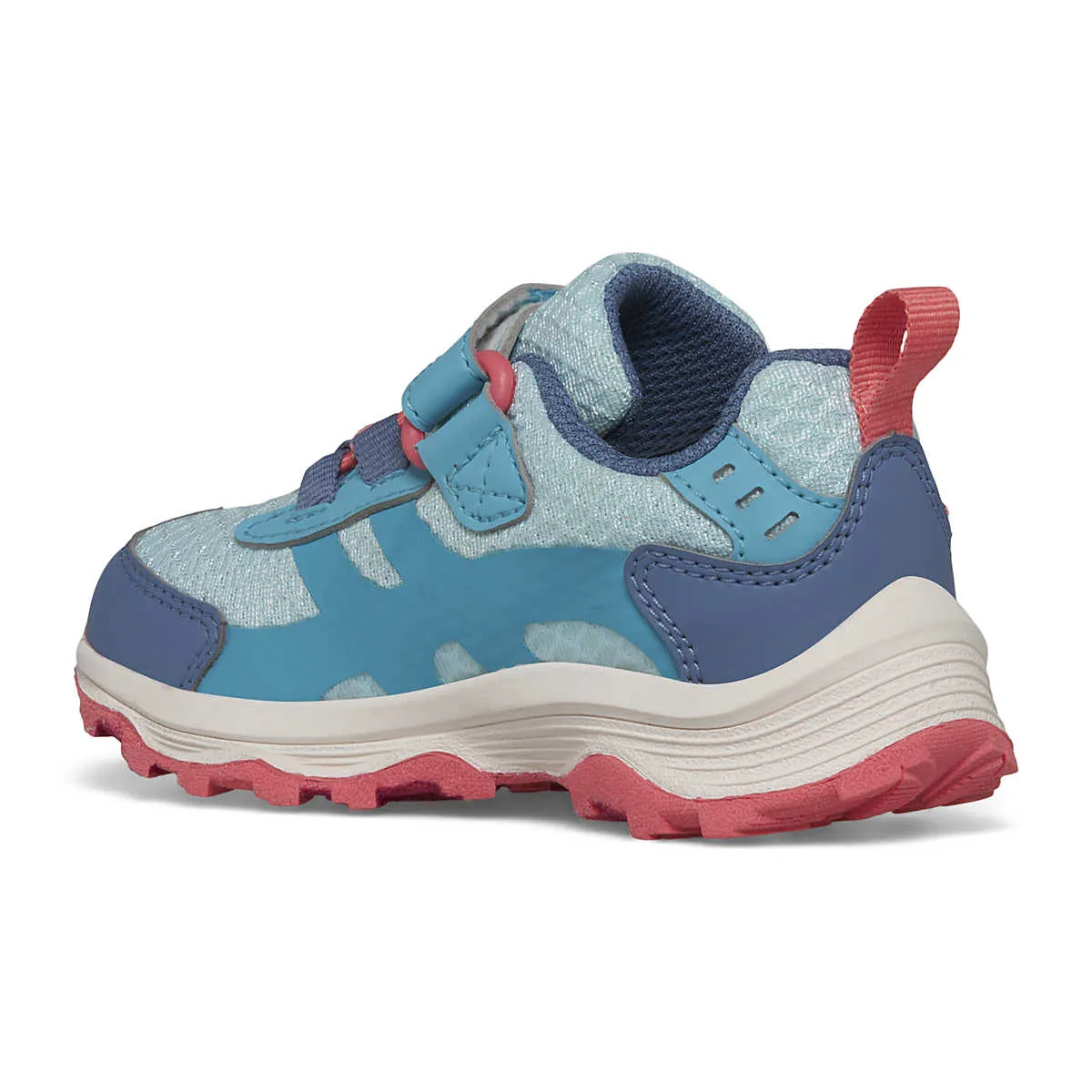 Childrens' Moab Speed 2 Low A/C Waterproof Shoe - Turquoise/Coral