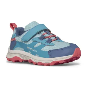 Childrens' Moab Speed 2 Low A/C Waterproof Shoe - Turquoise/Coral