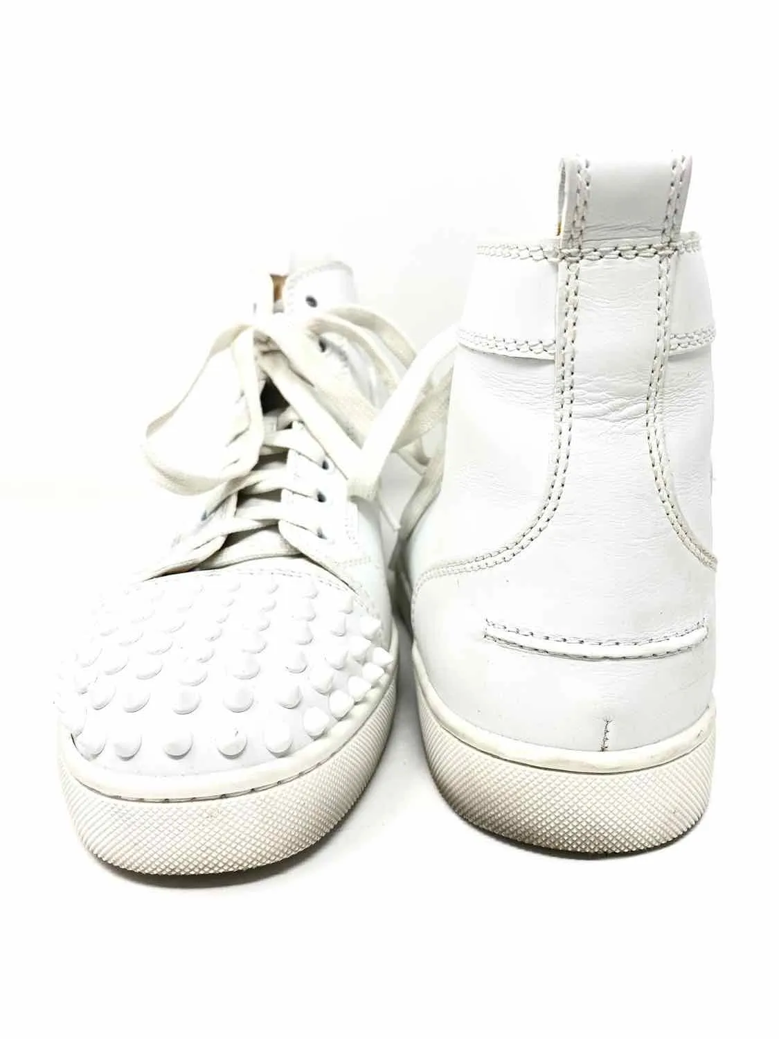 Christian Louboutin Men's White High-Top Shoe Size 40.5/7.5 Sneakers