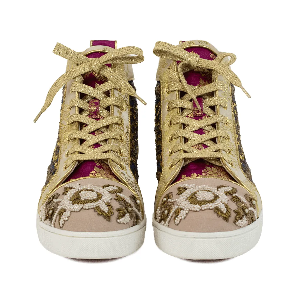 Christian Louboutin x Sabyasachi Limited Edition High Top Sneakers