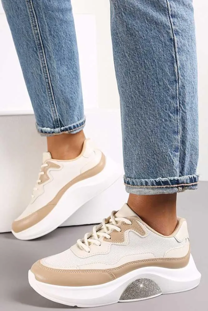 Chunky Diamante Sole Detail Trainers