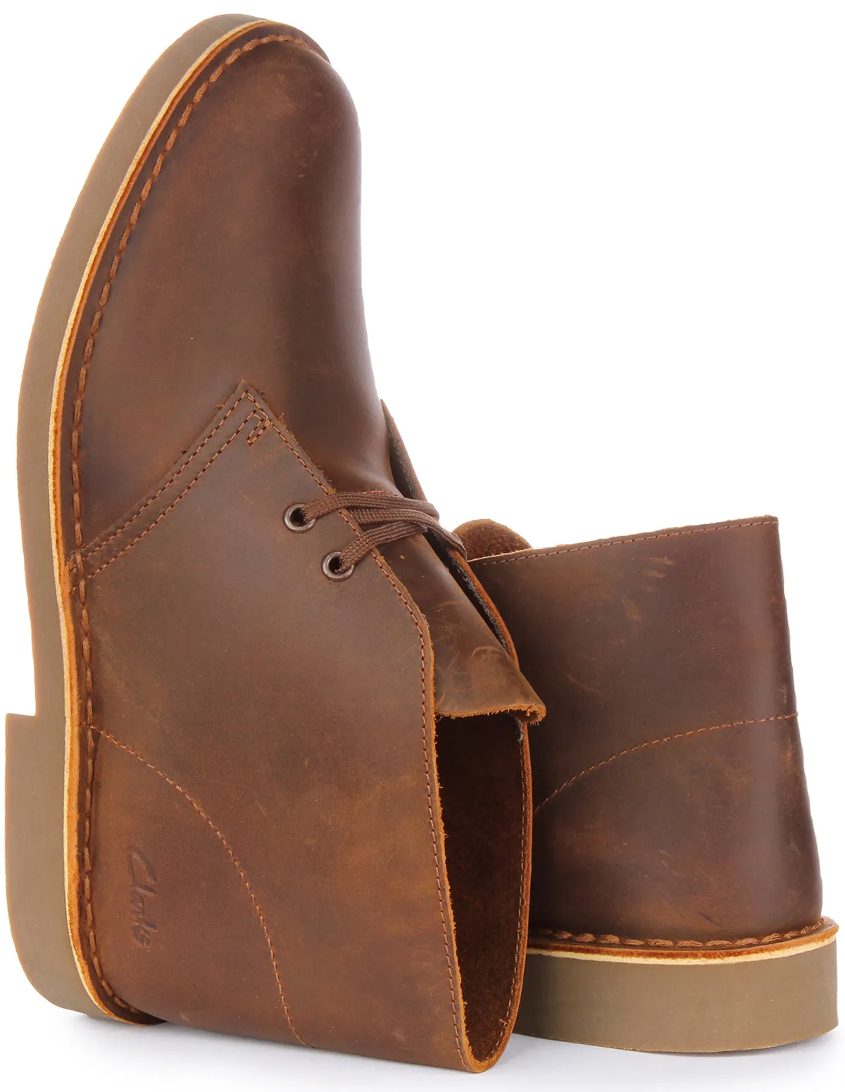 Clarks Desert Boot Evo In Beeswax For Men