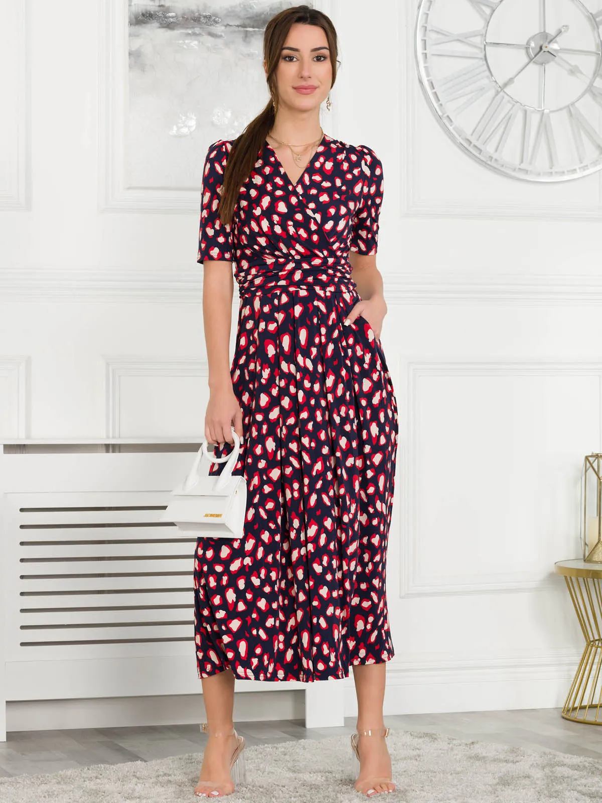 Coleen Jersey Maxi Dress, Animal Multi