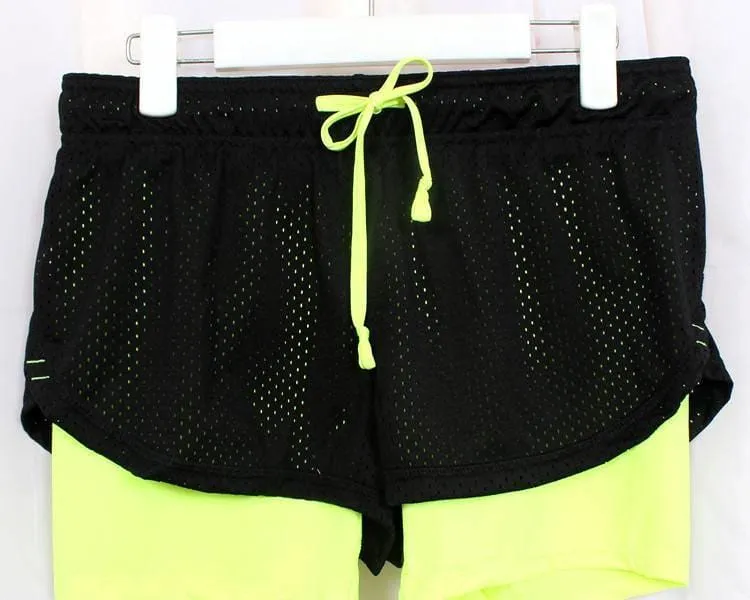 Colorful Women's Polyester Running Shorts