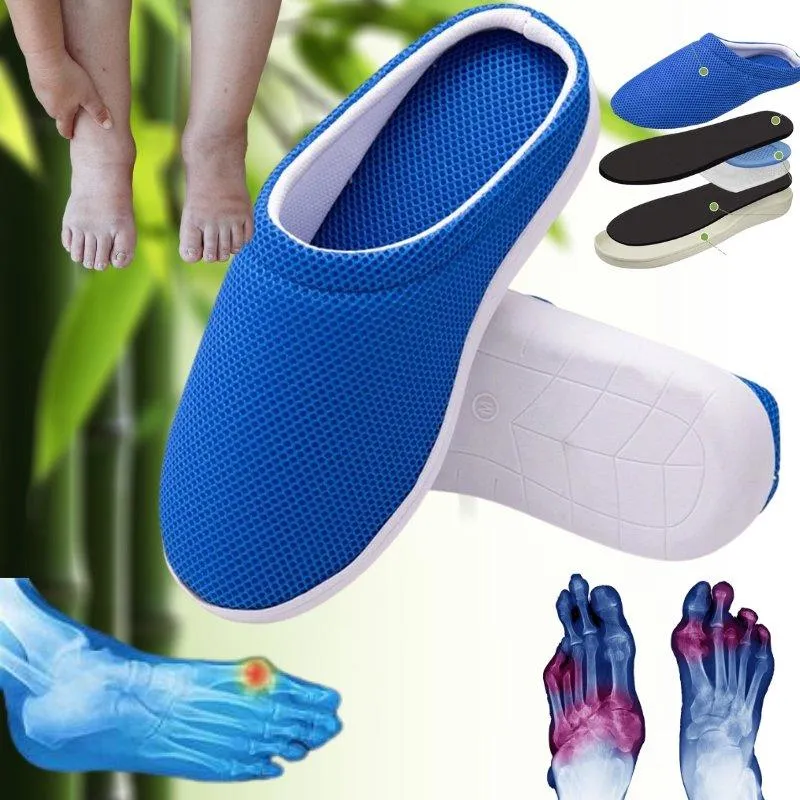 Comfy Bamboo Anti Fatigue Gel Diabetic Slippers