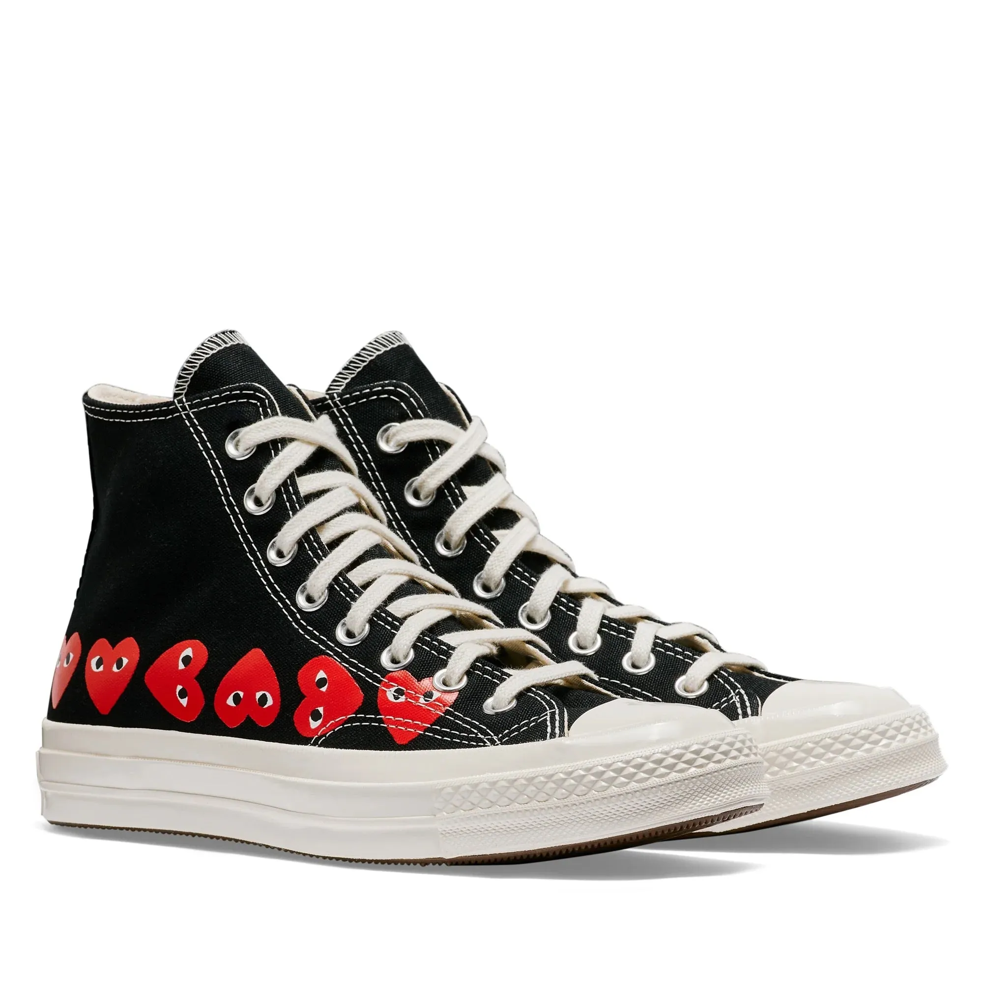 Converse High 'Chuck Taylor' Sneakers Multi Heart - Black