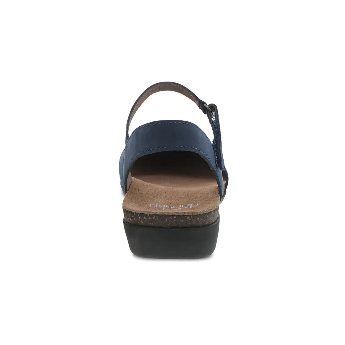 Dansko Women's Rowan Sandal - Navy Milled Nubuck