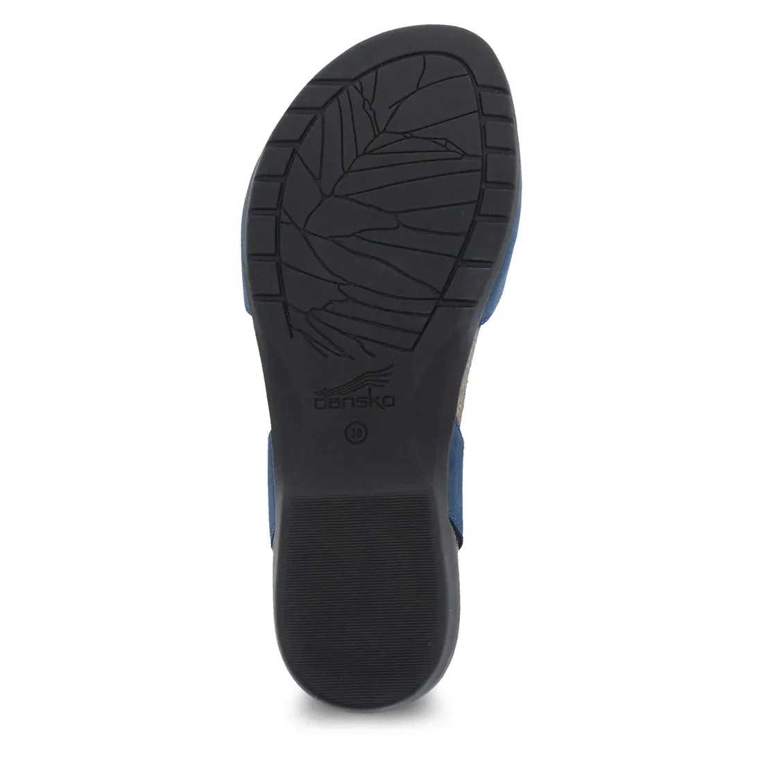 Dansko Women's Rowan Sandal - Navy Milled Nubuck