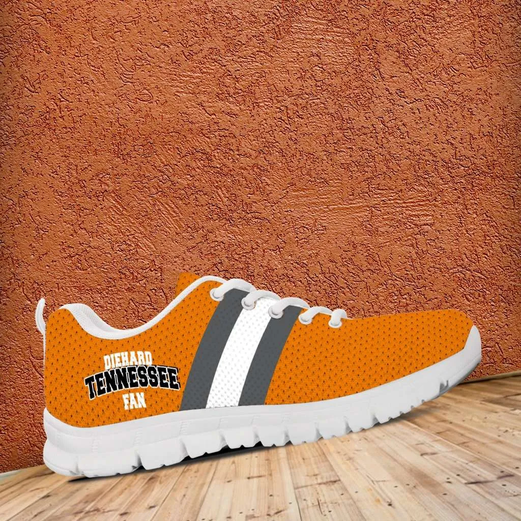 Diehard Tennessee Fan Mesh Fabric Running Shoes