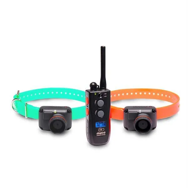 Dogtra Training And Beeper 1 Mile 2 Dog Remote Trainer Black - Orange