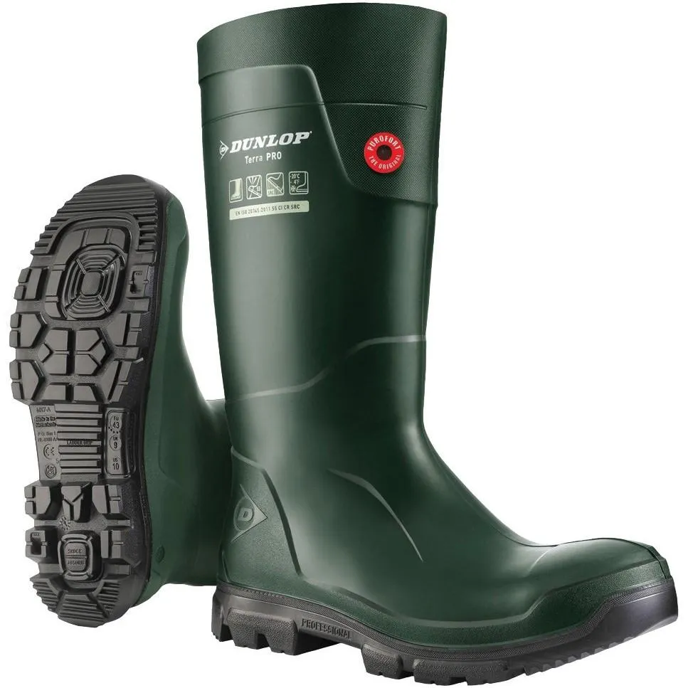 Dunlop TerraPro Full Safety Wellington Boots