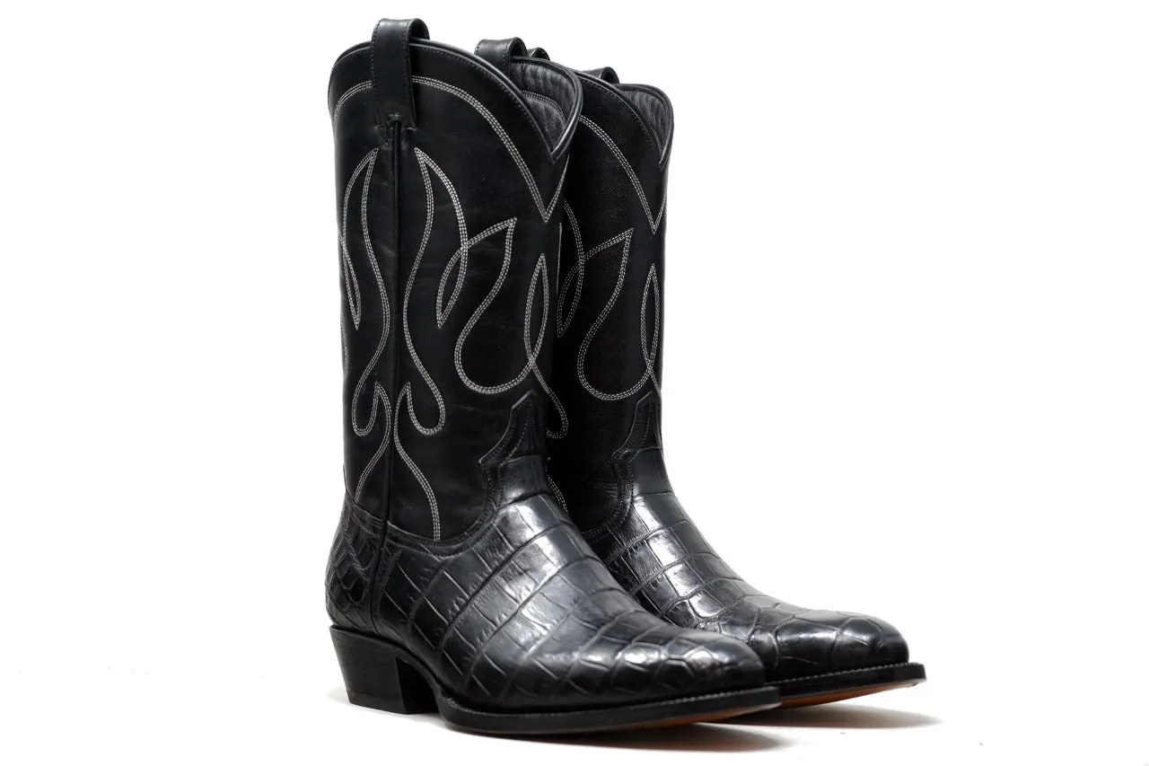 Durango Boots V4 Black "in a while Crocodile"